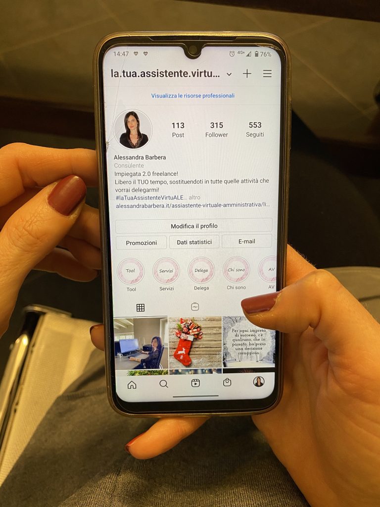 Perchè devi essere presente su Instagram - Alessandra Barbera Assistente Virtuale
